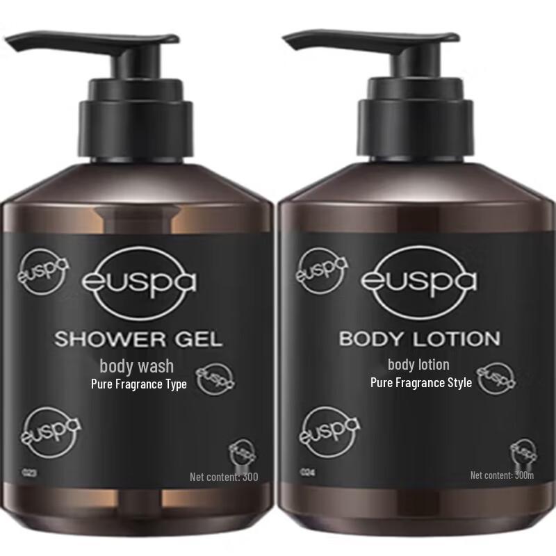 Chando Euspa Smell Flowers Listen to Rain Shower Gel & Body Lotion Set
