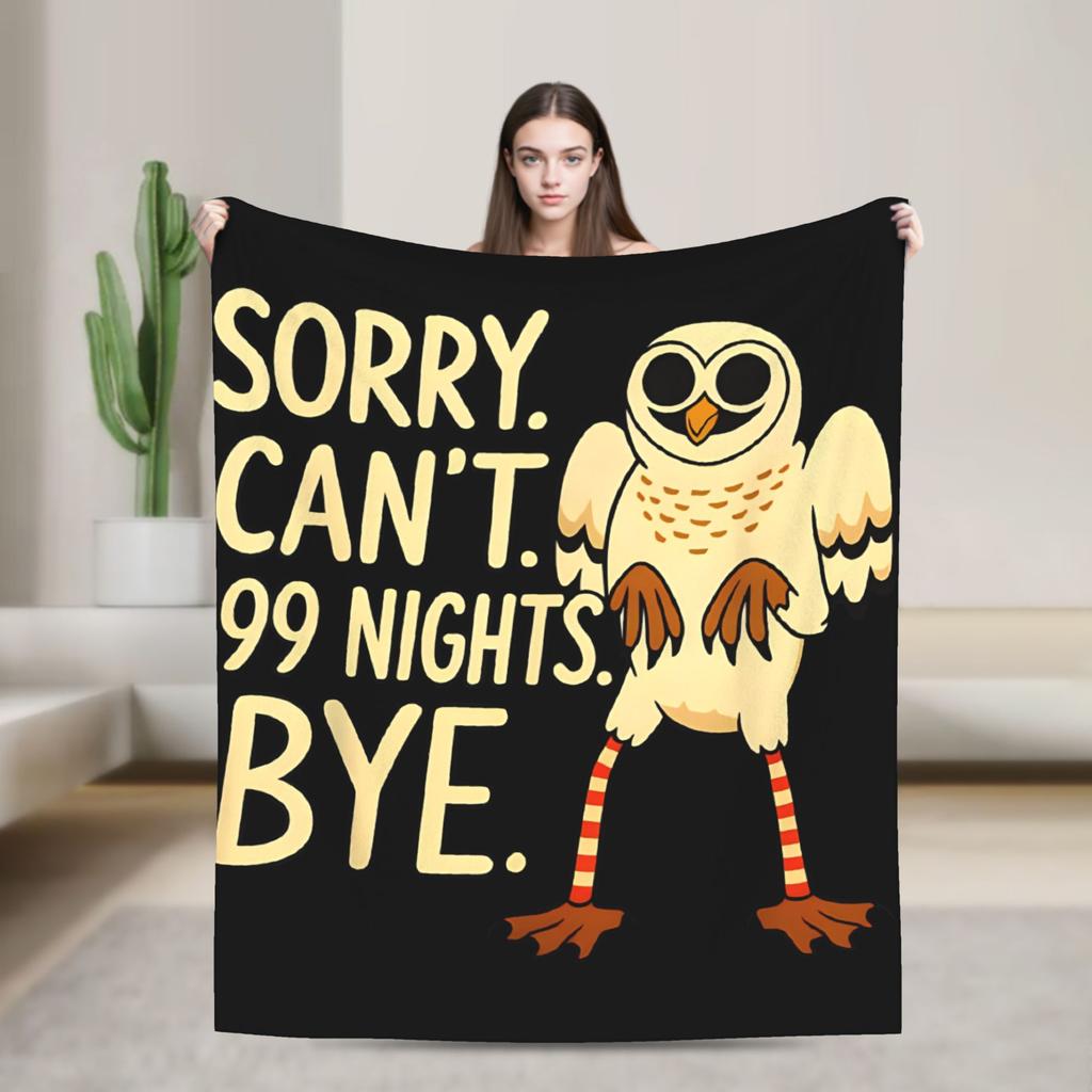 99 Nights in The Forest  Blankets Quality Warm Soft  Throw Blanket Winter Decorative Bedroom Graphic Bedspread