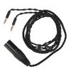 4 Pin XLR Male To Dual 3.5mm Male Headphone Cable for Arya Sundara Ananda HE400SE for MDR Z7 Z7M2 Z1