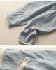 Women's Summer Cotton Linen Embroidered Harem Pants with Artistic Lace Stitching – Casual Nine-Point Bloomers