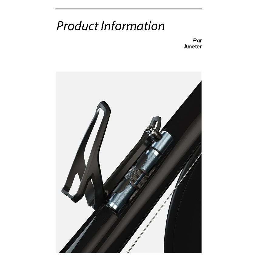 Mini Bicycle Pump Aluminum Alloy Cycling Hand Air Ball Tire Inflator Presta Schrader Valve MTB Road Bike