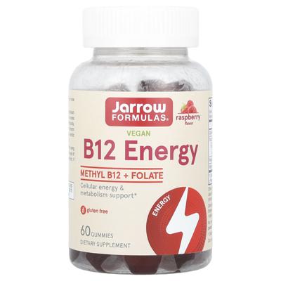 Vegan B12 Energy Gummies, Raspberry, 60 Gummies