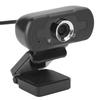 Webcam Computer Camera with Microphone for PC Laptop Desktop Video Call W8 1080P Black