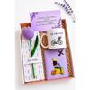 Premium Gift Hamper for Women | Ceramic Mug, Faux Leather Passport Cover, Handmade Tulip Crochet Flower & Greeting Card | 4 In 1 Gift Set |