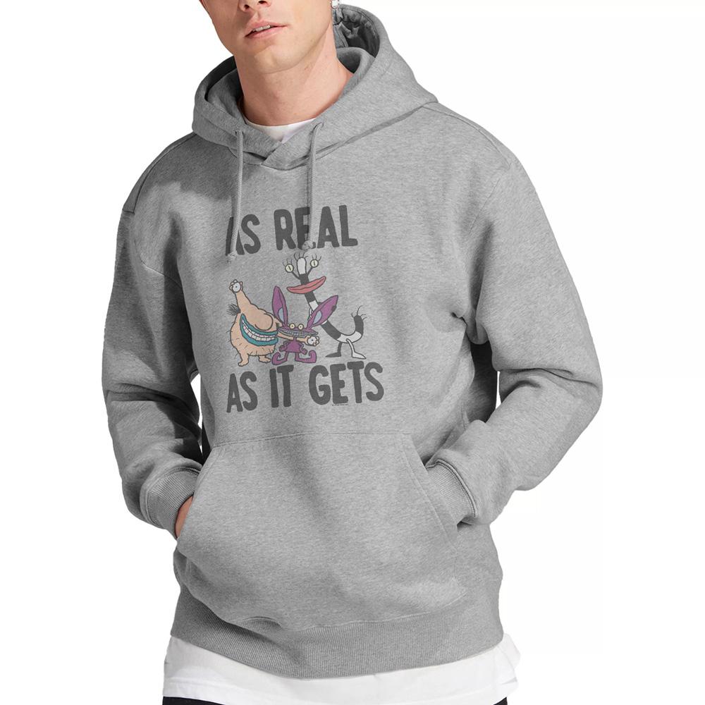Aaahh!!! Real Monsters Mens As Real As It Gets Hoodie