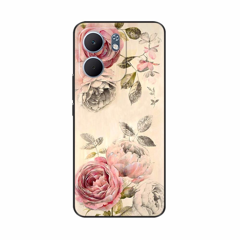 For Oppo A5x 4G 5G Phone Case A5 X Soft Silicone Cat Painted Back Cover For Oppo A5x Case A 5x 6.67" Shockproof Protective Shell