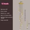 Nordic Led Pendant Lamp Long Downlight Kitchen Restaurant Bar Chandelier Decorative Chandelier Bedside Chandelier Ceiling Lights