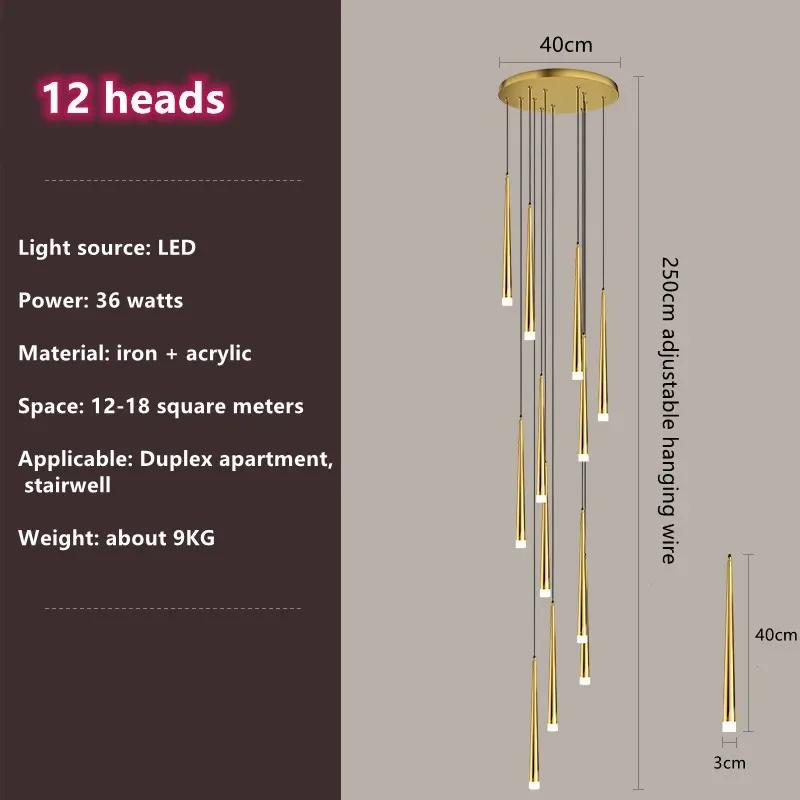 Nordic Led Pendant Lamp Long Downlight Kitchen Restaurant Bar Chandelier Decorative Chandelier Bedside Chandelier Ceiling Lights
