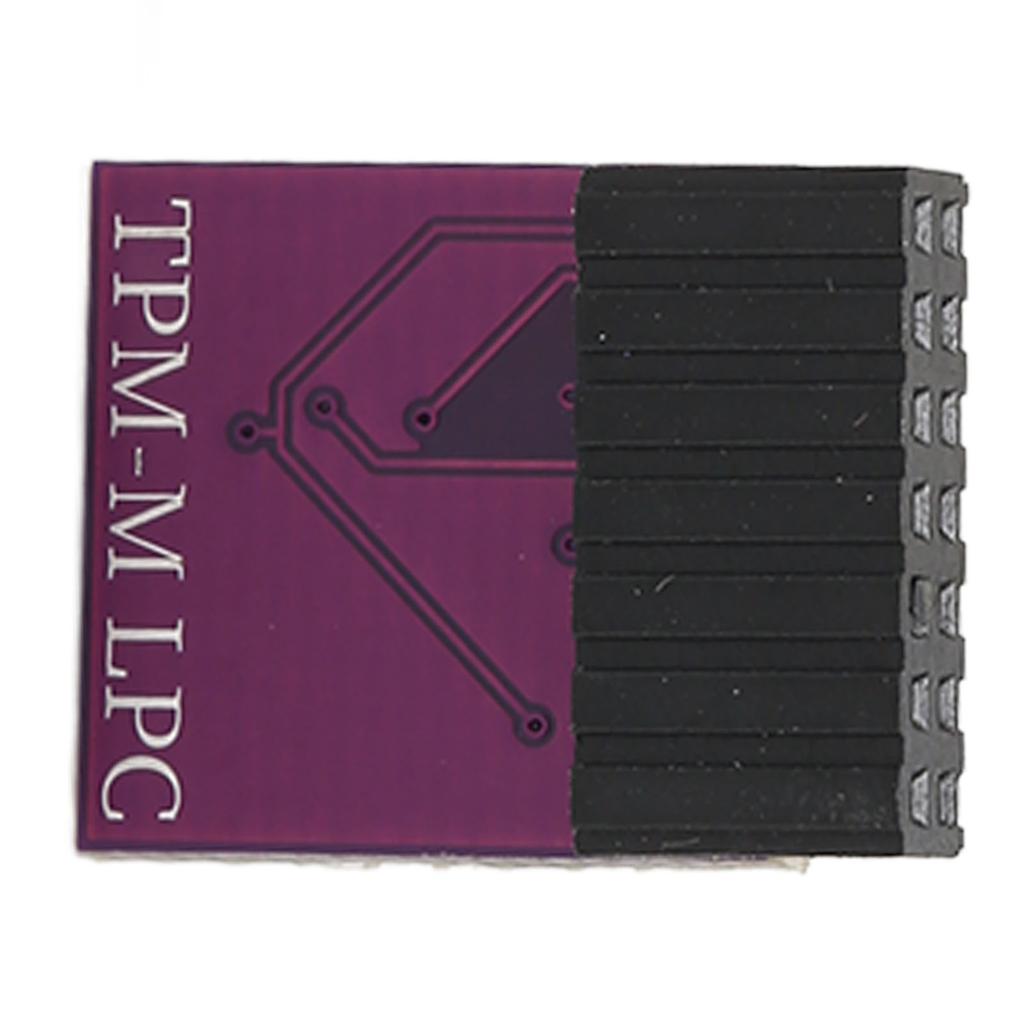 TPM 2.0 Encryption Security Module 14Pin LPC Interface TPM 2.0 Module for Win11 2.0 for ASUS Platform Purple