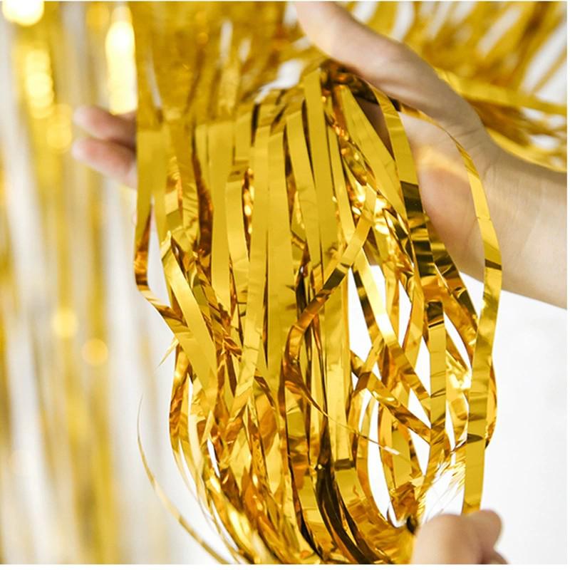 Rain Curtain Shiny 1x2m Party & Wedding Background Decoration