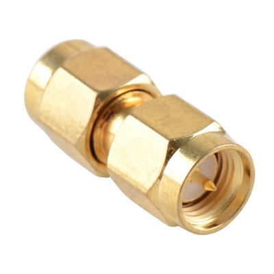 Antenna Adapter Barrel Sma-M Gold