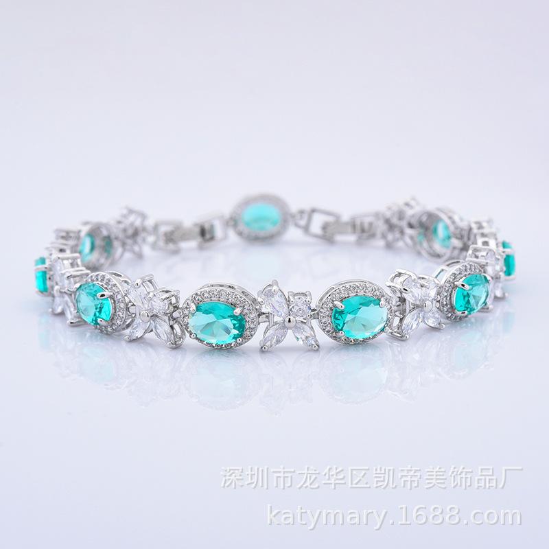 Casual Zircon Bracelet Girls Flower Light Luxury Exquisite Jewelry
