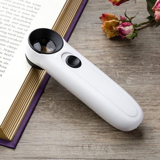 Microscopio portatile ingrandimento 40X con LED microscopio ad alta chiarezza gioielli