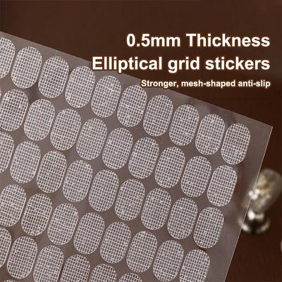 200Pcs/2Sheet Nail Double-Sided Adhesive Tape For False Nails Display Stand Tools Manicure Adhesive Strip Traceless Nail Display