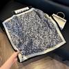 New silk scarf women's fashion versatile high-end small square scarf Korean version neck protection scarf spring and autumn retro scarf binding bag