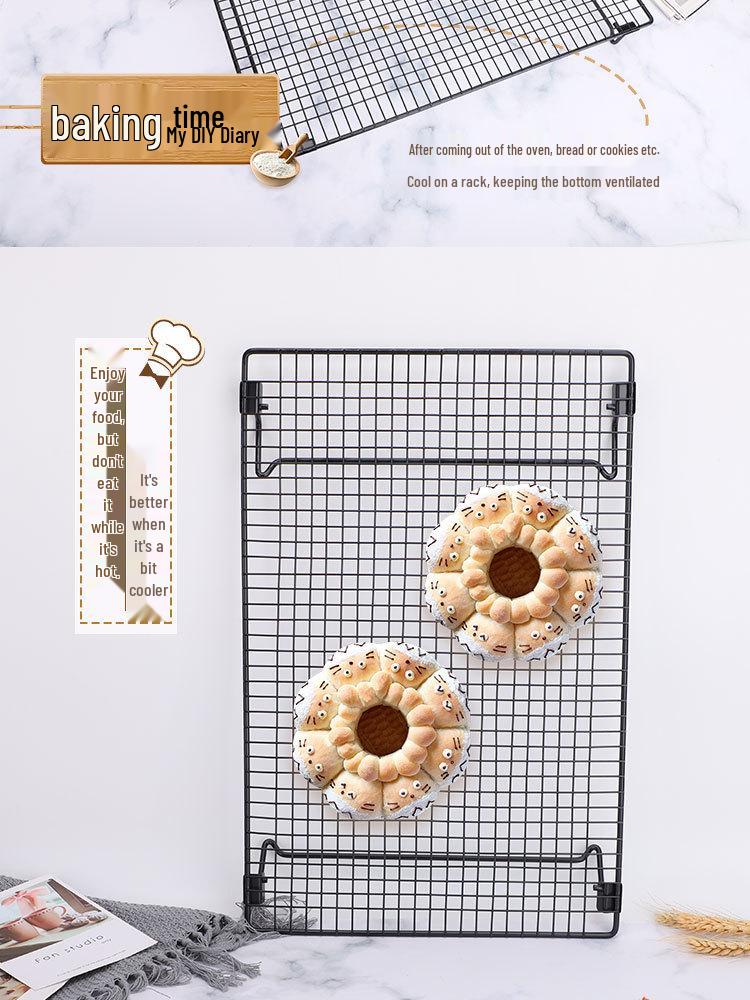 Foldable Non-stick Baking & Cooling Rack – Cake, Bread, Mooncake & Grill