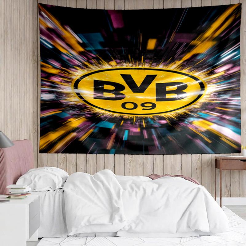 Borussia dortmund Tapestry Accessories Playroom Tapestry, for Bedroom,Livingroom, dormitory Room Wall Decor Fan Birthday Gifts