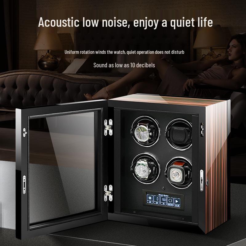 In-Stock Milanese Automatic Watch Winder and Storage Box