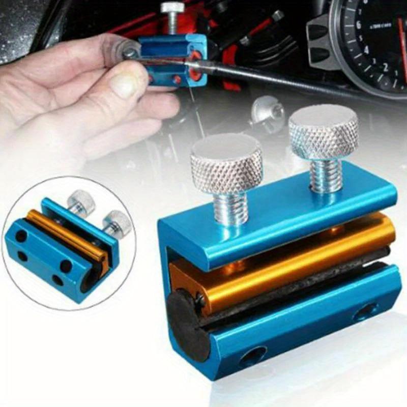 Aluminum Double-Headed Motorcycle Cable Oiler - Precision Fuel Line Lubricator for Street & Sport Bikes
