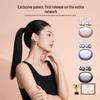 Moderne kabellose Bluetooth-Kopfhörer 2025 mit abnehmbaren Clip-Ohrringen für Damen