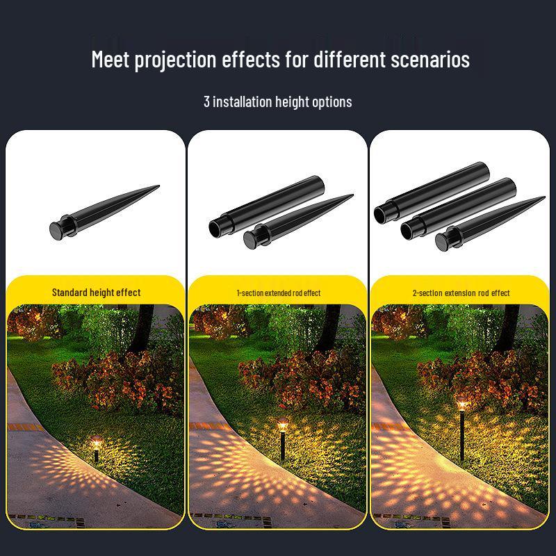 Waterproof Solar Yard and Lawn Decorative Lights for Outdoor Garden and Villa Arrangement