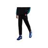 Adidas Zhang Daqian Pants Three Stripe Color Block Straight Leg Knit Sports Pants Men Pants Black JF0796