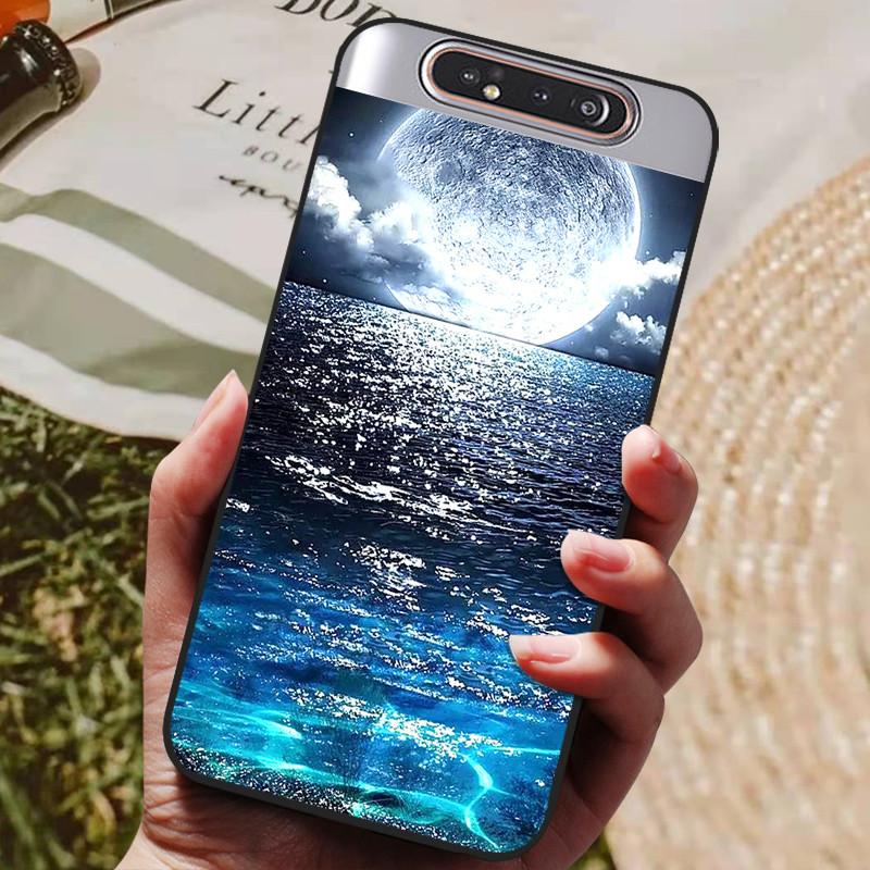 Per Samsung A80 Custodia Cover Posteriore in Silicone Custodia per Telefono Per Samsung Galaxy A80 Custodie per Galaxy A 80 A805F A805 Paraurti Morbido Funda