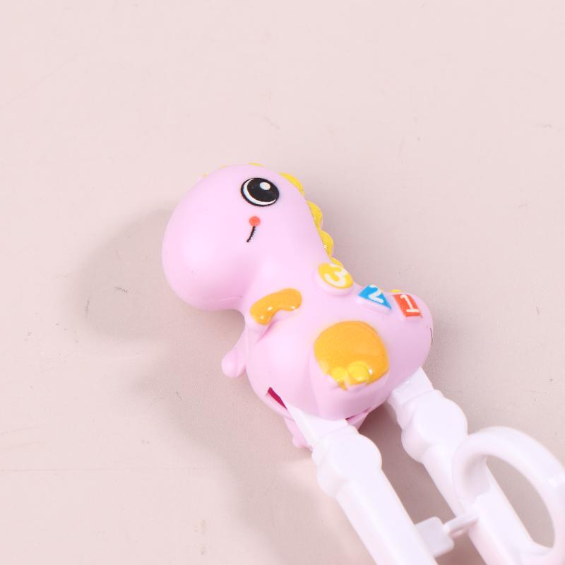 1 Pair Baby Safty Learning Chopsticks Cartoon Animal Head Children Eating Training Chopsticks Reusable Tableware