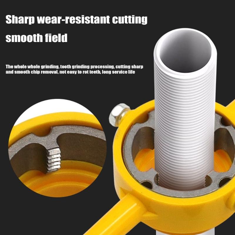 Versatility Pipe Thread Maker Tool Pipe Threader Includes Threading Die For Homes Repairs And Construction Site