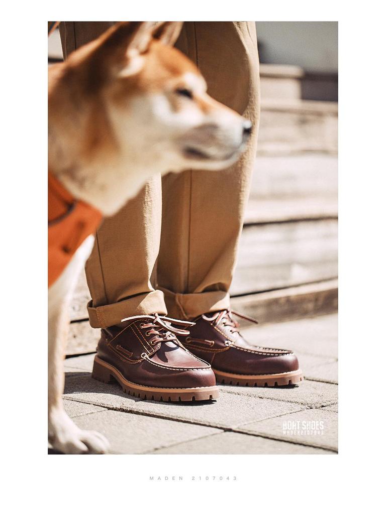 Madden Men's Retro Three-Eye Low-Top Boat Shoes - Trendy British Style Casual Footwear