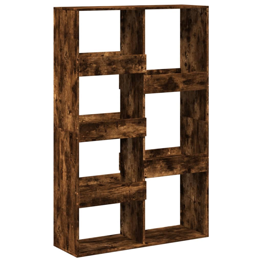 Room Divider Smoked Oak 100x33x155.5 cm Engineered Wood