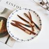 Wooden Dessert Knife Dessert Fork Cake Knife Dessert Knives Tableware Mini Cutlery Set Kitchen Accessories Wood Material