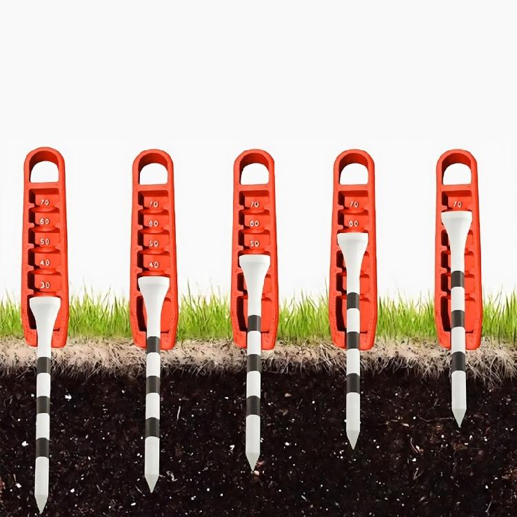 Golf Tees Height Adjuster Golf Tees Height Gauge Elevator Training Tool Plastic Adjustments Tees Height Positioner