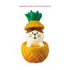 Japanese Cat Bonsai Watermelon Ornament - Trendy Resin Zakka Decoration