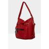Bags and Suitcases Red Women's Large Single Pocket Loose Strap Hand, Shoulder And Backpack