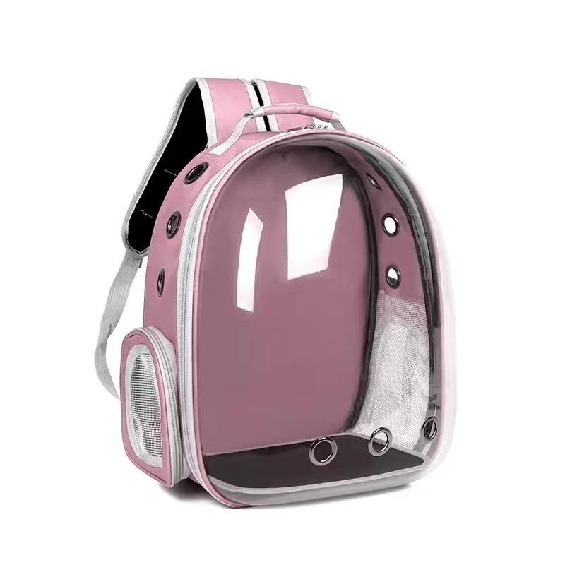 2025 Space Capsule Transparent Cat Backpack - Breathable, Double Shoulder, Portable Pet Carrier for Kittens