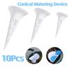 10 PCS Dispositif d'arrosage conique respirant Prévenir la pourriture des racines Dispositif de protection des racines Jardin Bonsaï