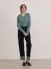 MERCIANNES Neck Ribbed Knitwear_Maalkn2