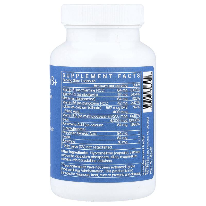 Vitamin B+, 90 Capsules