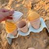 Wheat Straw Ice Cream Model Toy Pretend Play Simulation Ice Cream Outdoor   Home DIY