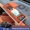 Wey V9X Central Control Navigation Storage Box & Phone Holder
