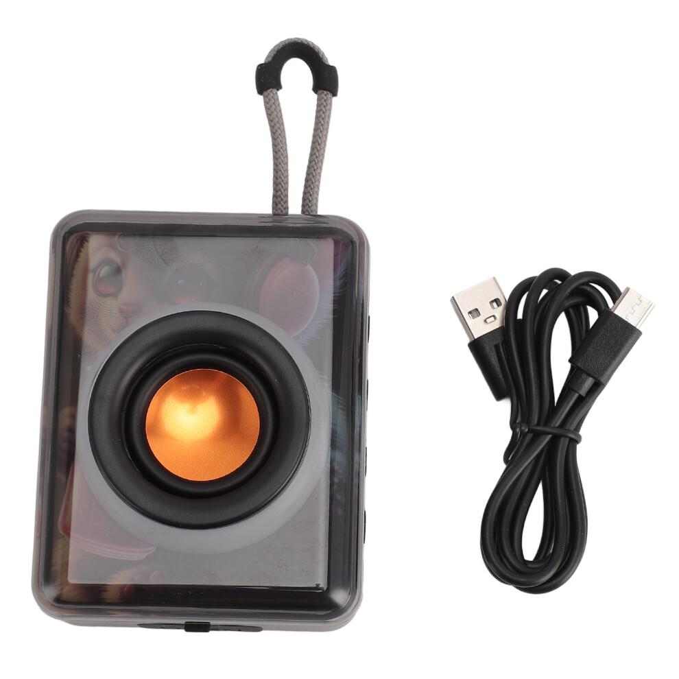 Portable Bluetooth Speaker 5W, RGB Lights, Waterproof, 1200mAh
