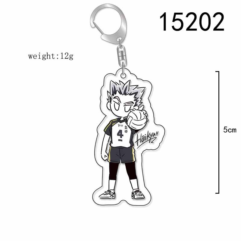 Haikyuu! Acrylic Keychains: Kageyama, Hinata, Kenma, Nishinoya 5.5cm