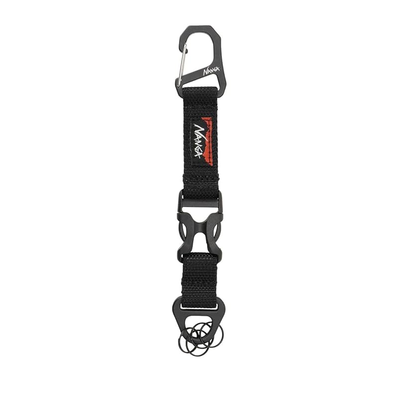 

[Nanga] CARABINER KEY HOLDER key ring NA2443-1Z104-A BLK