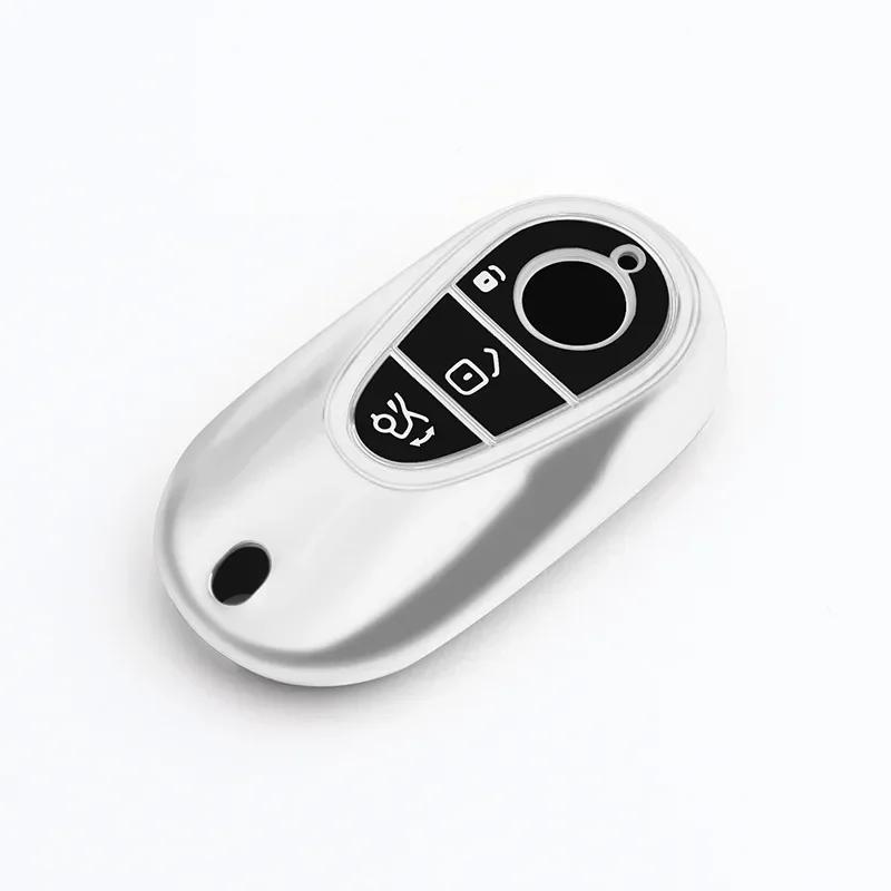 

Tpu Car Key Case Cover Shell Fob Holder Protector For Mercedes Benz C S Class W206 W223 S350 C260 C300 S400 S450 S500