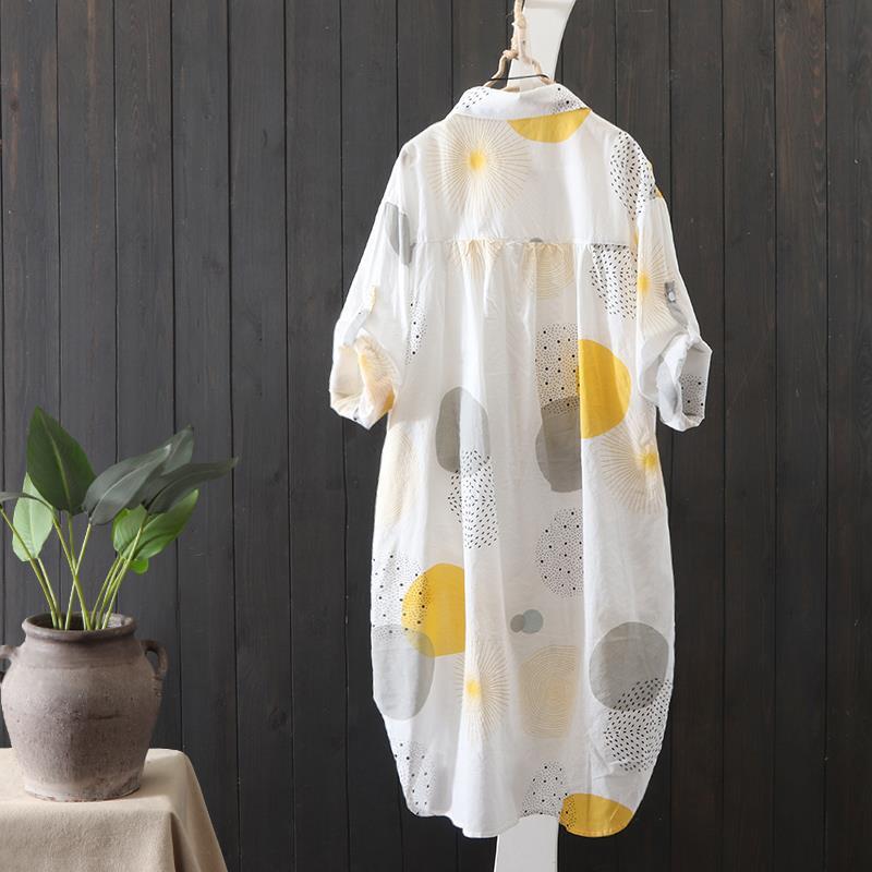 Printed Long Shirt Women's Chiffon Sunscreen Clothing Women's Thin Summer New Loose Sunscreen Clothing Women's Cardigan Thin Jacket