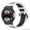 Two-Tone Sports Silicone Strap For Amazfit T-Rex 3/2/ultra Marine Band Correa For Huami Amazfit T-Rex Pro Smartwatch Watchband