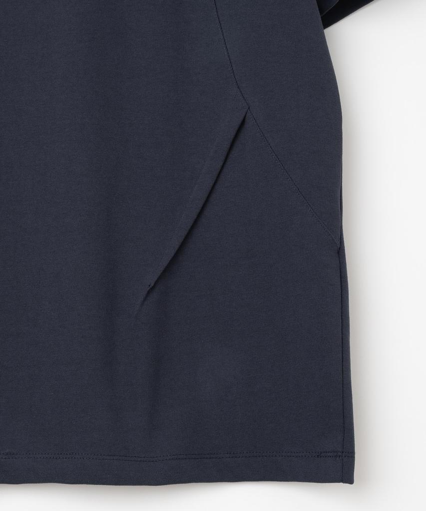 MILLO ARCHIVE Dainty Curve Detail T-Shirt [Navy]