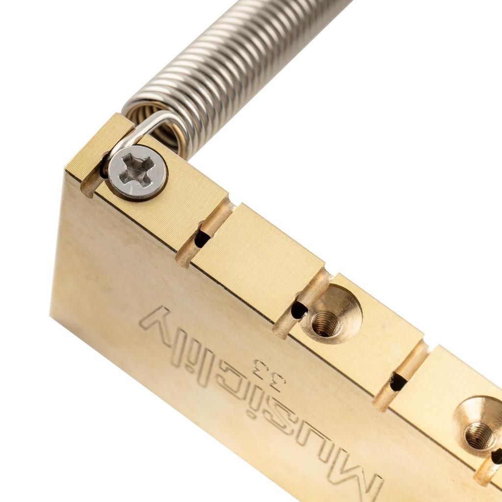 Musiclily Ultra 33mm Brass Tremolo Block for Gotoh GE1996T Electric Guitar with Floyd Rose Tremolo Unit