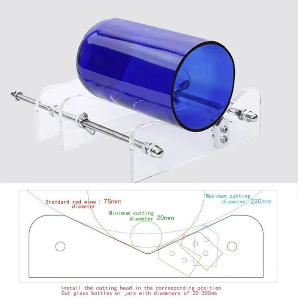 Professional for Beer Bottles Cutting Glass Bottle-Cutter DIY Tools Machine Wine Cup Cut Acrylic Round Bottle Cutter